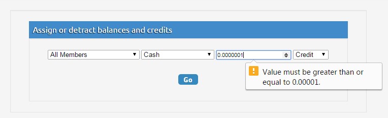 Balance Manager - Step 3b
